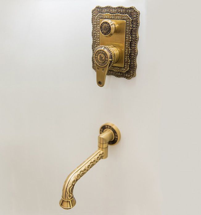 Встраиваемый душевой комплект Bronze de Luxe Windsor 10137/1R С ВНУТРЕННЕЙ ЧАСТЬЮ