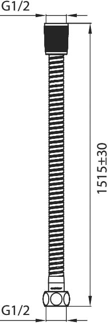 Душевой шланг Milardo 130S150M19 150 см